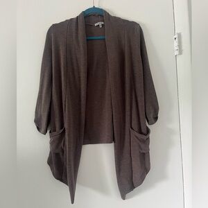 Charlotte Russe Chocolate Brown Cardigan